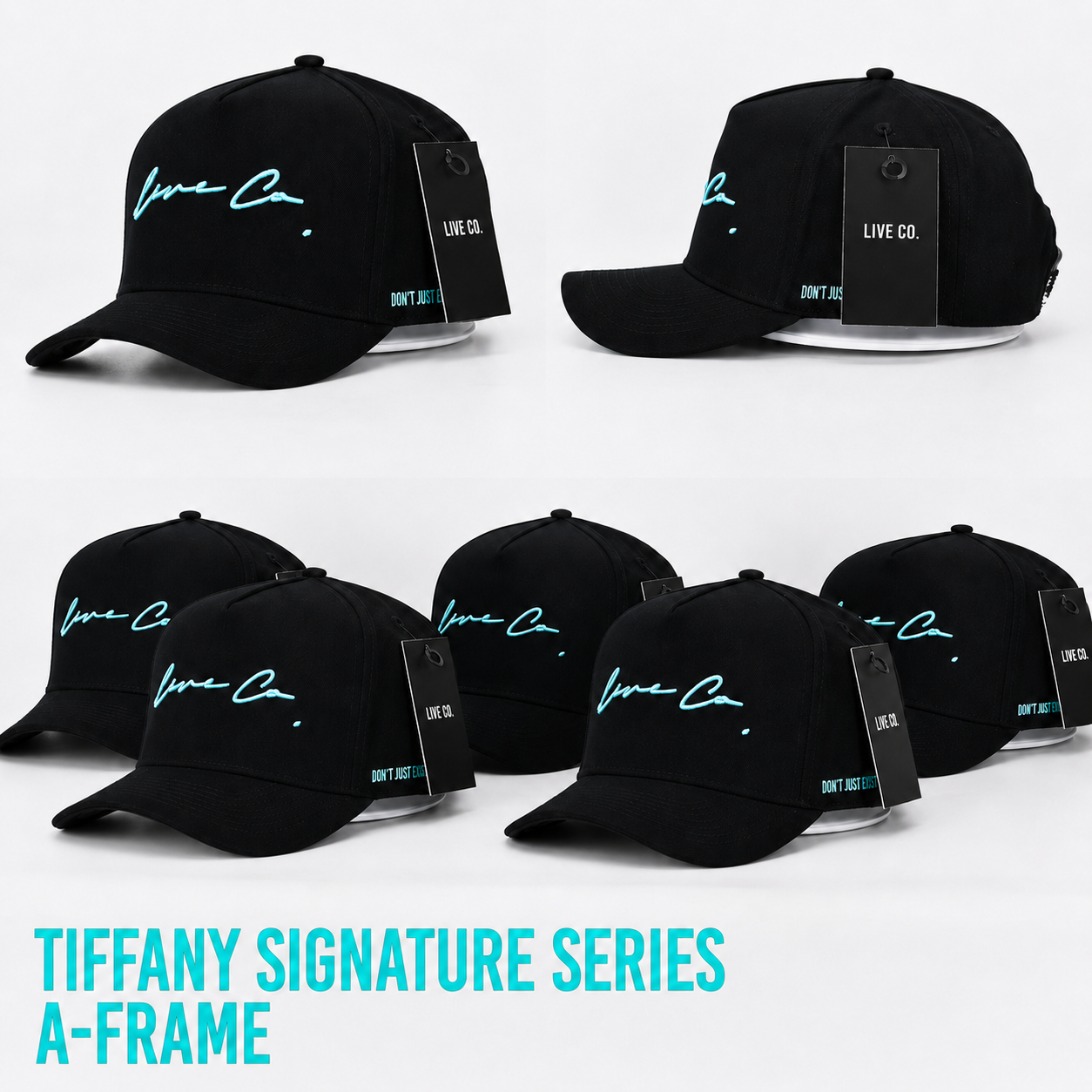 CLASSIC FIT Tiffany Signature Series A-Frame Snapback