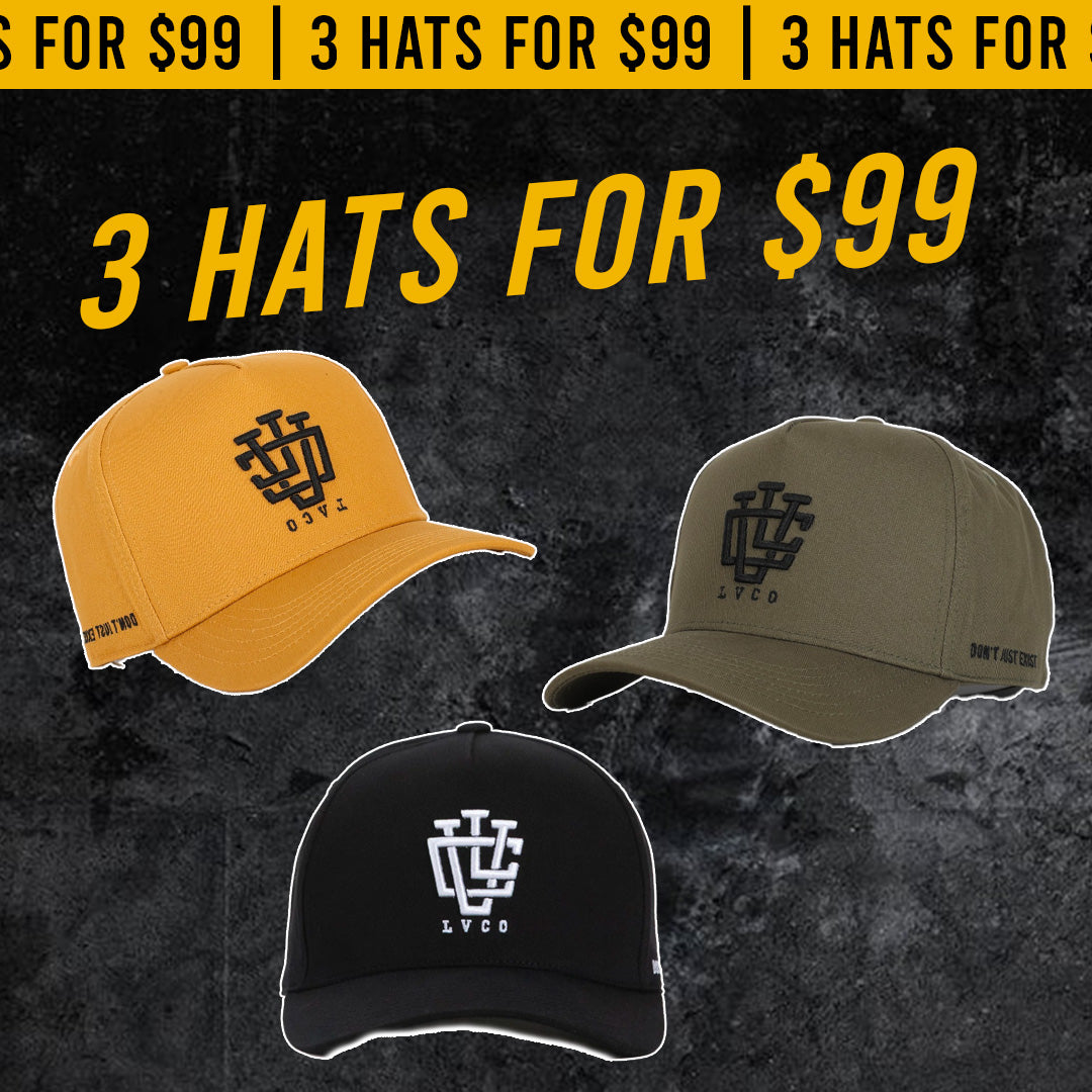 3 Hats for $99 (Deep Fit)