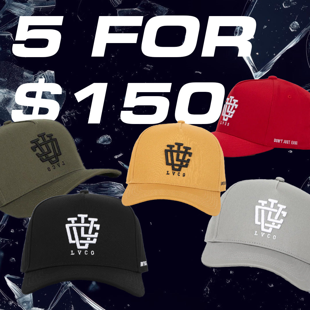 5 hats for 150 (Deep Fit)