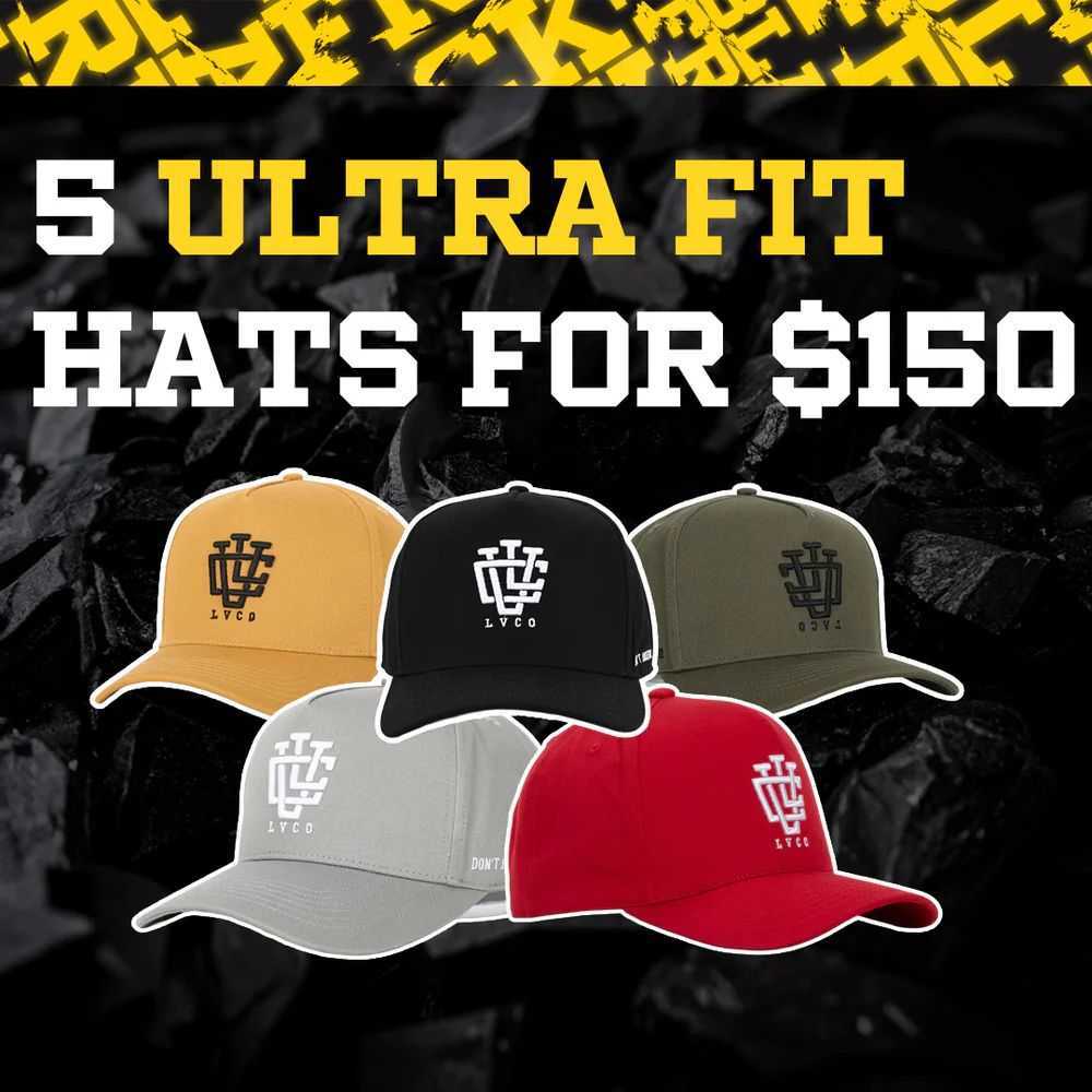 5 Hats for $150 (ULTRA FIT)