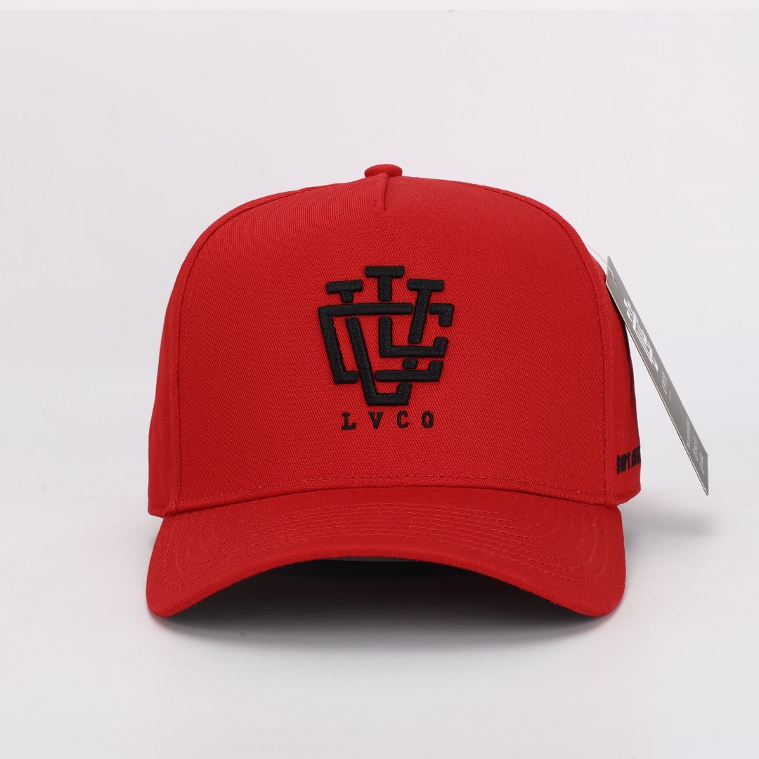 LVCO Midnight Red A-Frame Snapback