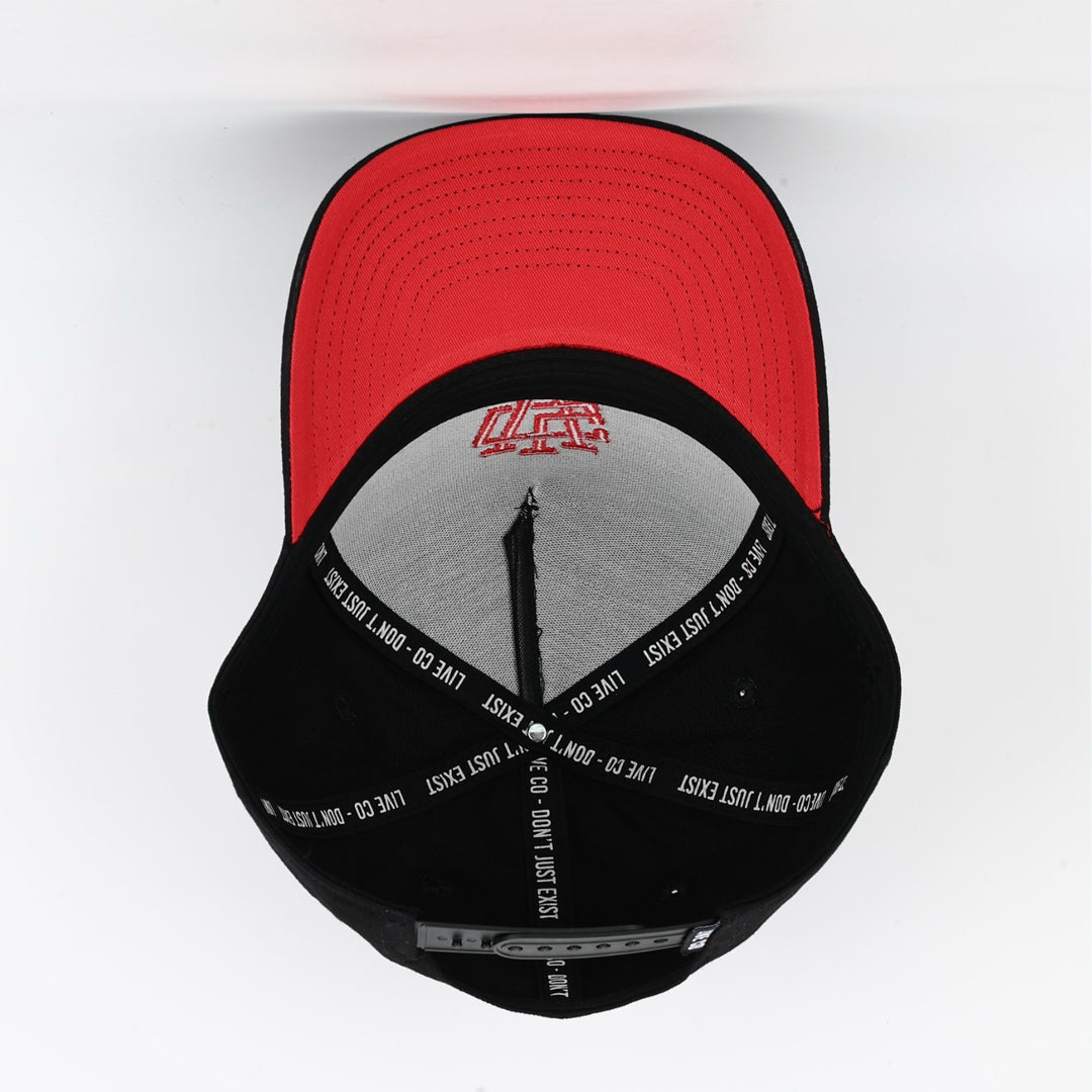 LVCO Black Flame A-Frame Snapback