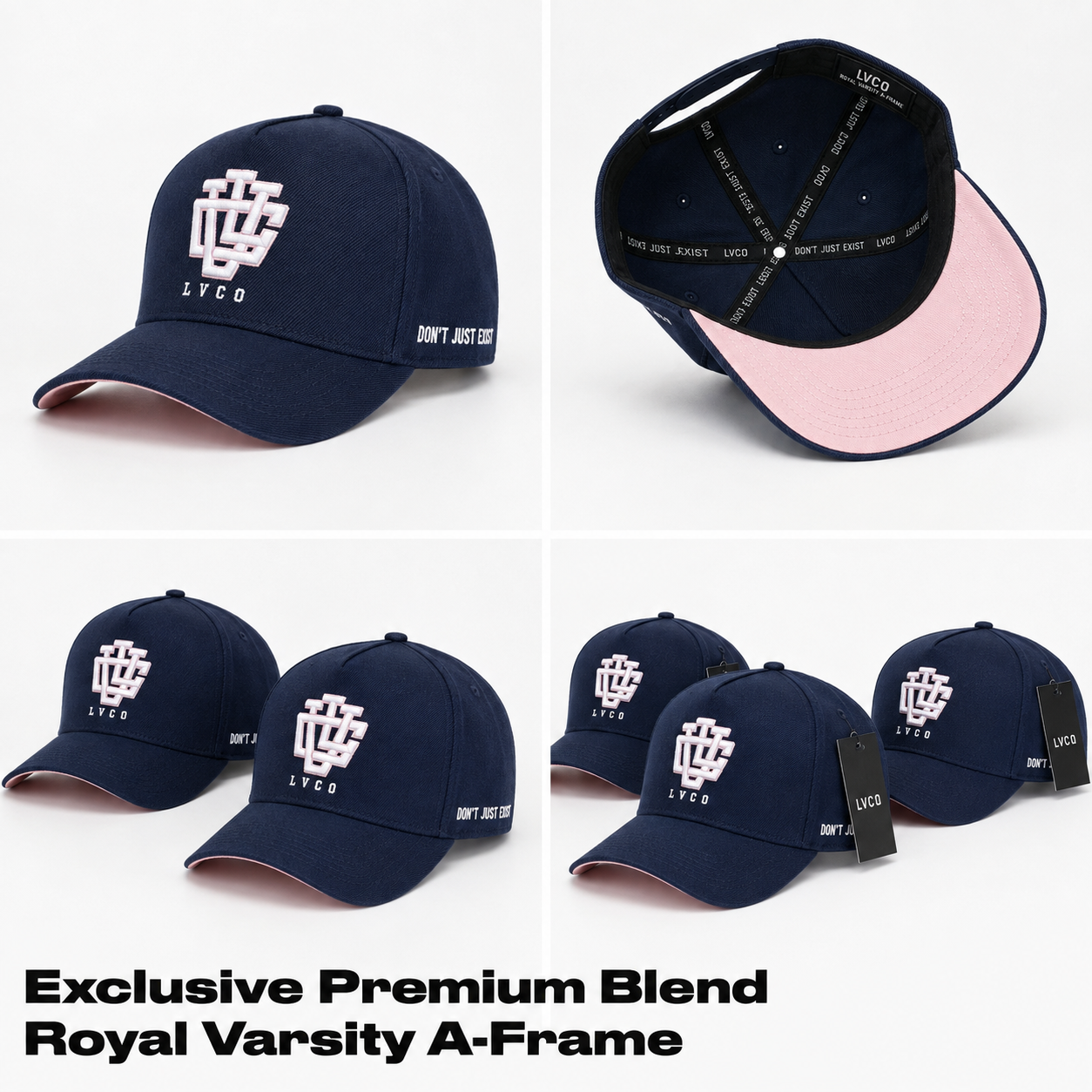 DEEP FIT Premium Blend Navy Blush A-Frame