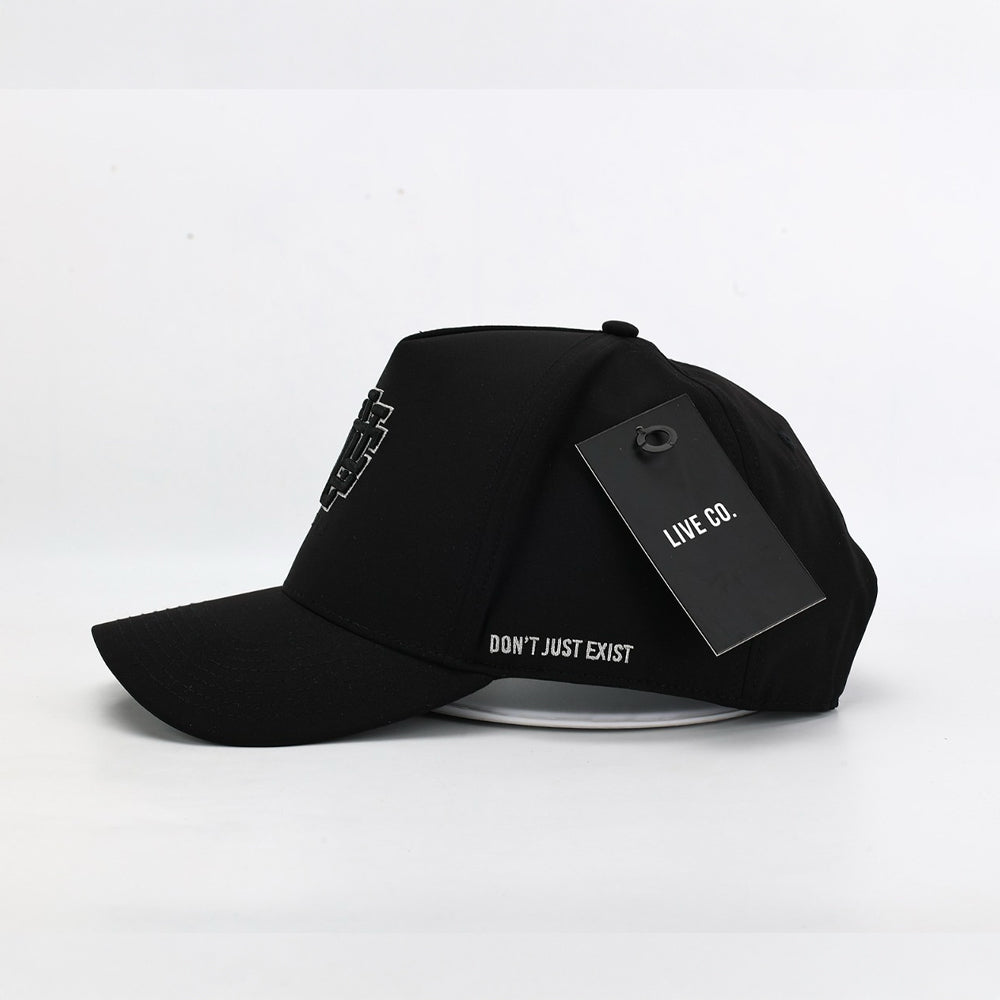 LVCO Black Water-Resistant A-FRAME LVCO SNAPBACK