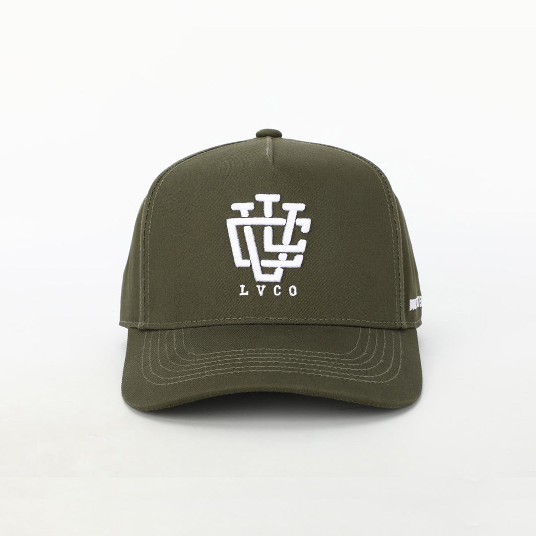 LVCO "Khaki White" A-Frame Snapback