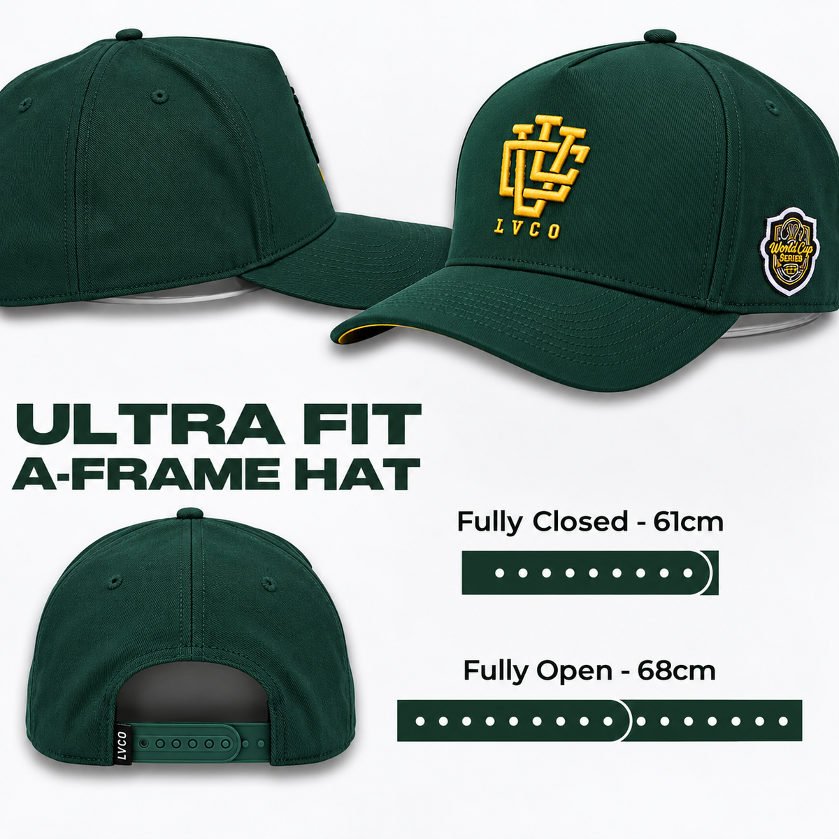 [LIMITED EDITION] ULTRA FIT AUSSIE WORLD SERIES A-FRAME SNAPBACK