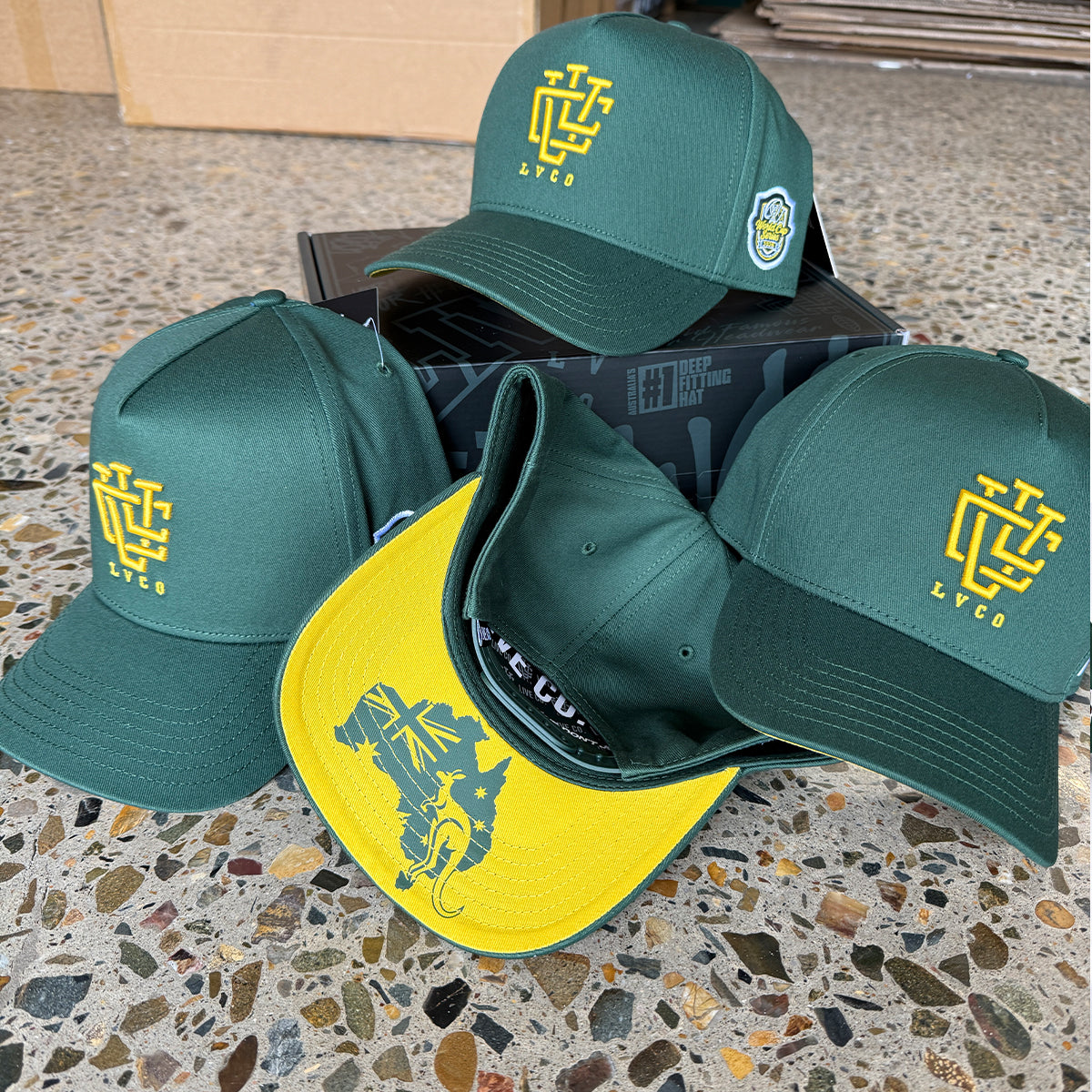 [LIMITED EDITION] DEEP FIT AUSSIE WORLD SERIES A-FRAME SNAPBACK