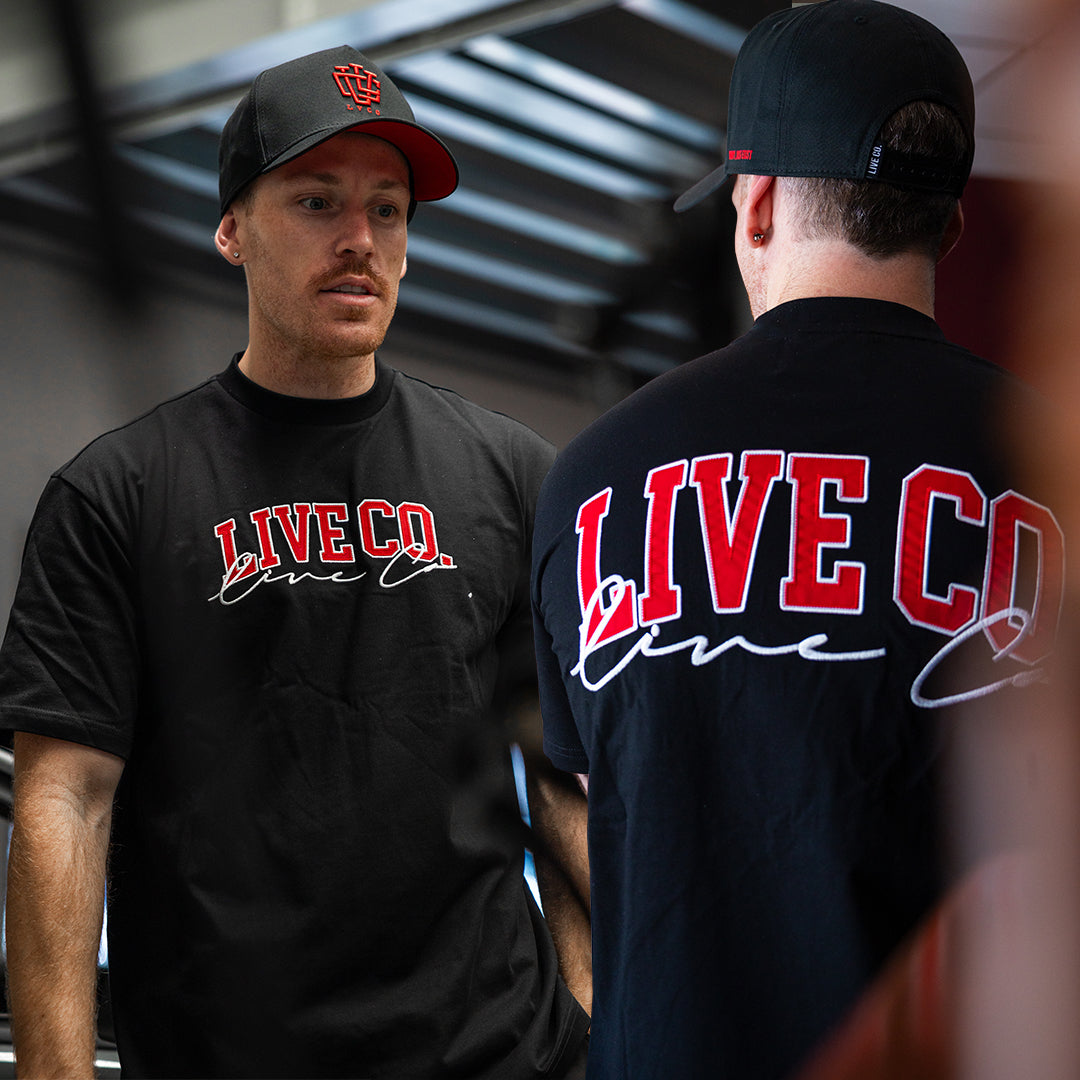 Black Signature Statement Tee