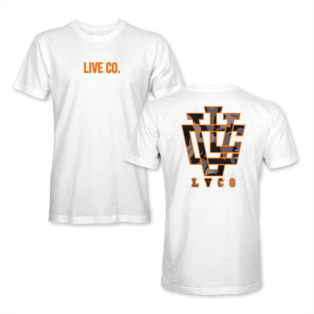 [Exclusive] LVCO White Camo Blaze T-Shirt