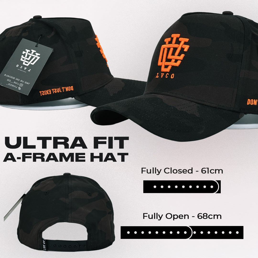 [LIMITED EDITION] ULTRA FIT CAMO BLAZE A-Frame Snapback