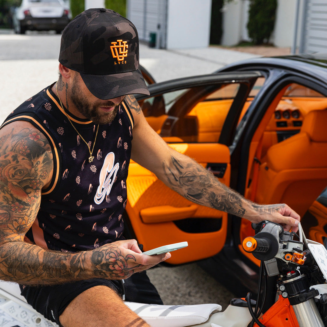 [LIMITED EDITION] CAMO BLAZE A-FRAME LVCO SNAPBACK