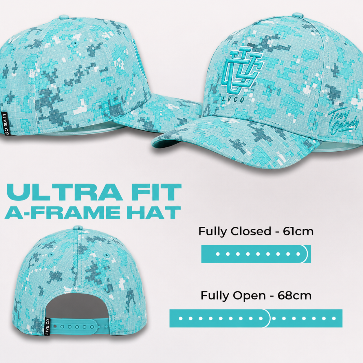 ULTRA FIT Limited Edition Cyber Tiffany A-Frame Snapback
