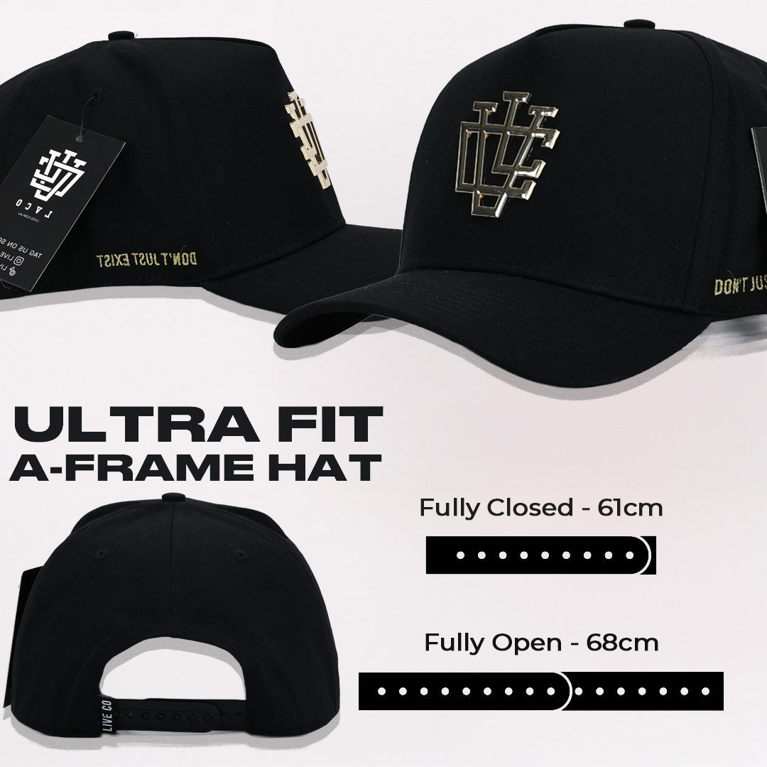 [LIMITED EDITION] ULTRA FIT LVCO CHROME GOLD A-FRAME HAT