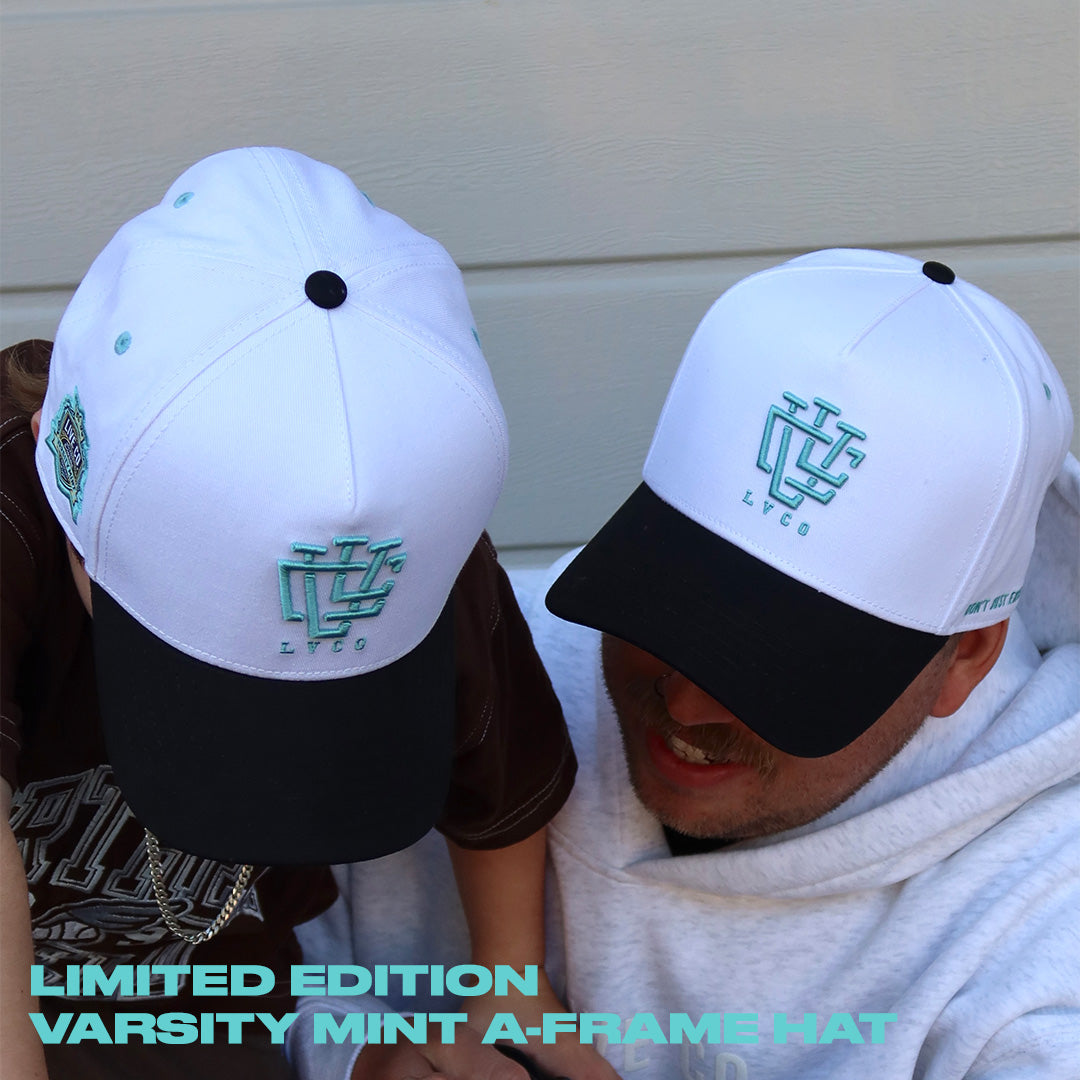 [LIMITED EDITION] DEEP FIT VARSITY MINT A-FRAME SNAPBACK