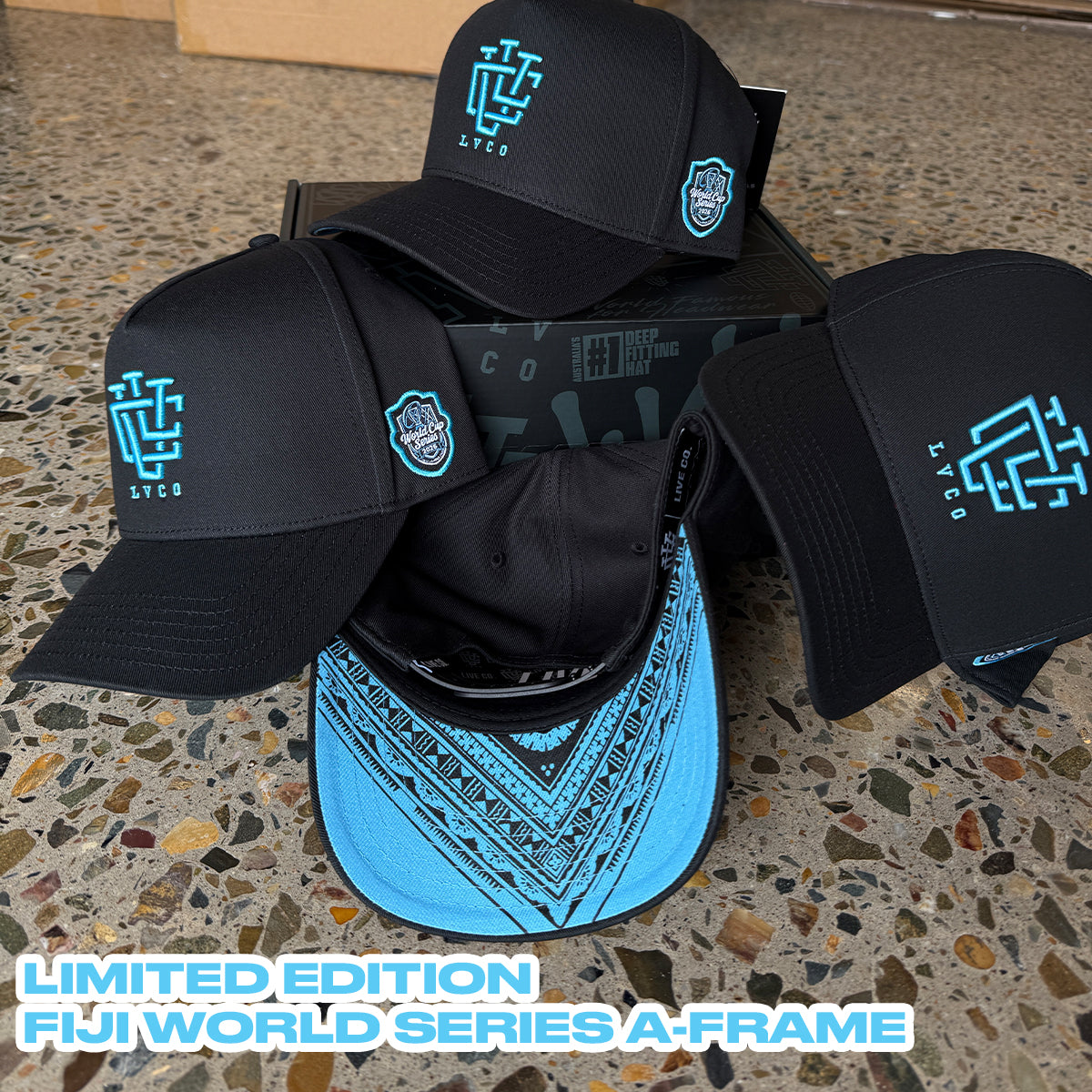 [LIMITED EDITION] DEEP FIT FIJI WORLD SERIES A-FRAME SNAPBACK