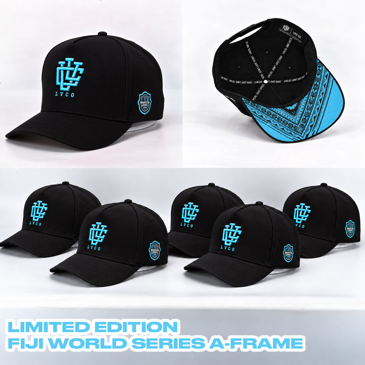 [LIMITED EDITION] DEEP FIT FIJI WORLD SERIES A-FRAME SNAPBACK