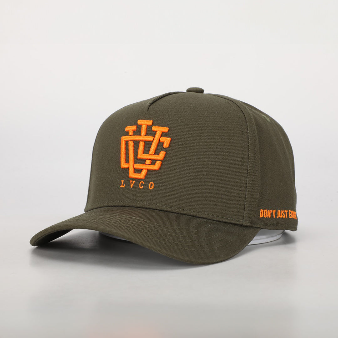 LVCO "Khaki Blaze" A-Frame Snapback