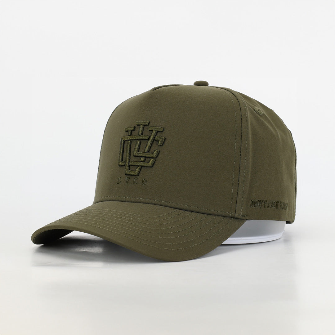 LVCO Polydri Khaki Water-Resistant A-FRAME LVCO SNAPBACK