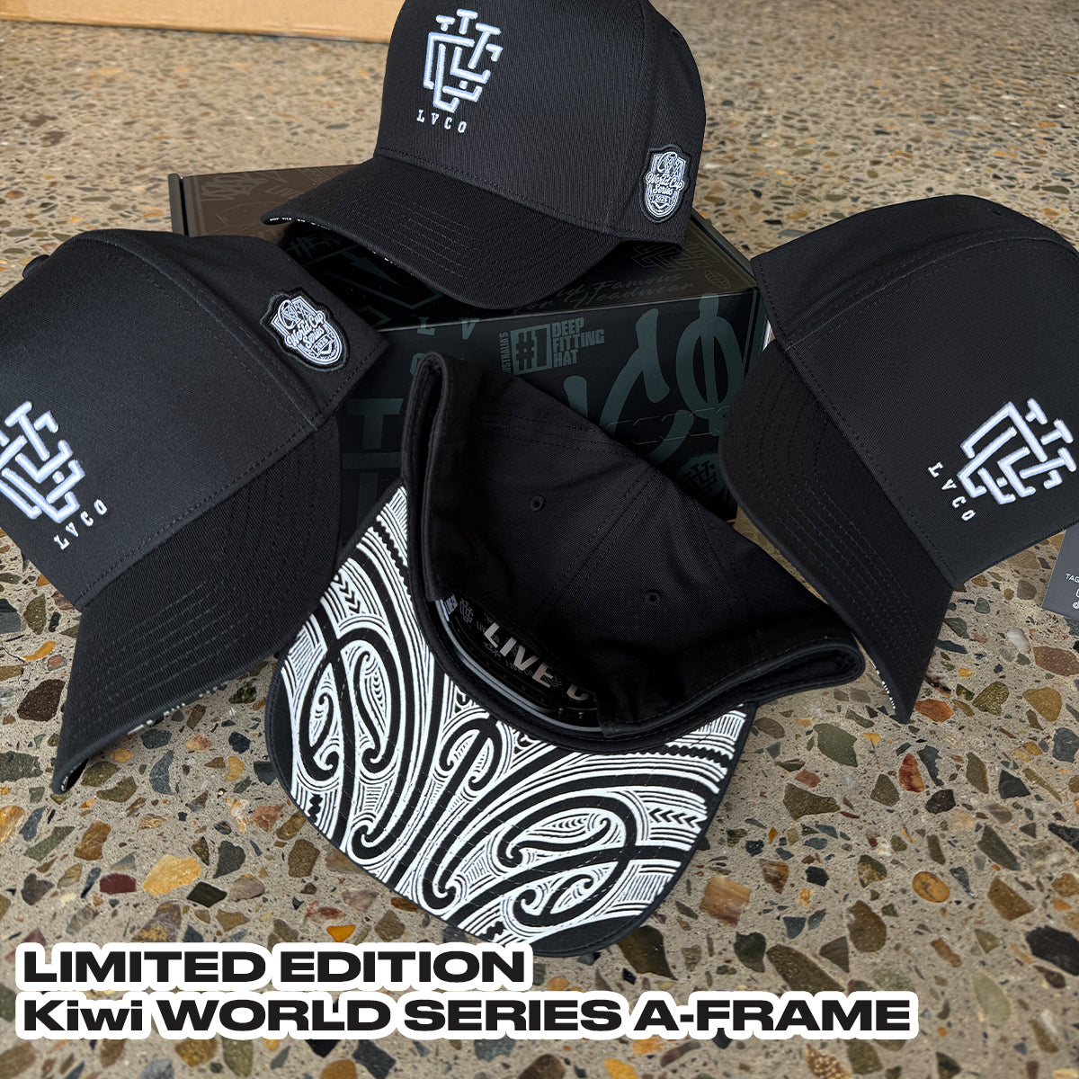 [LIMITED EDITION] DEEP FIT KIWI'S WORLD SERIES A-FRAME SNAPBACK