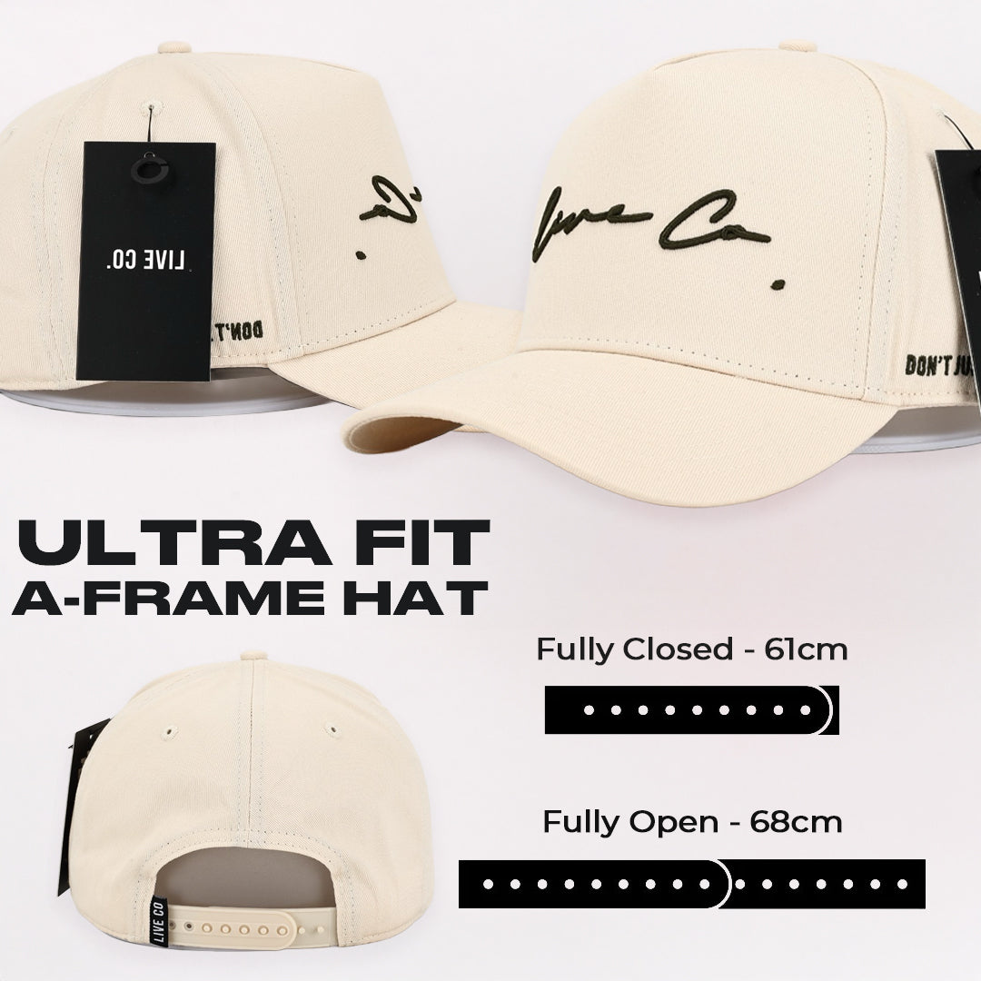 ULTRA FIT Oat Signature A-Frame Snapback
