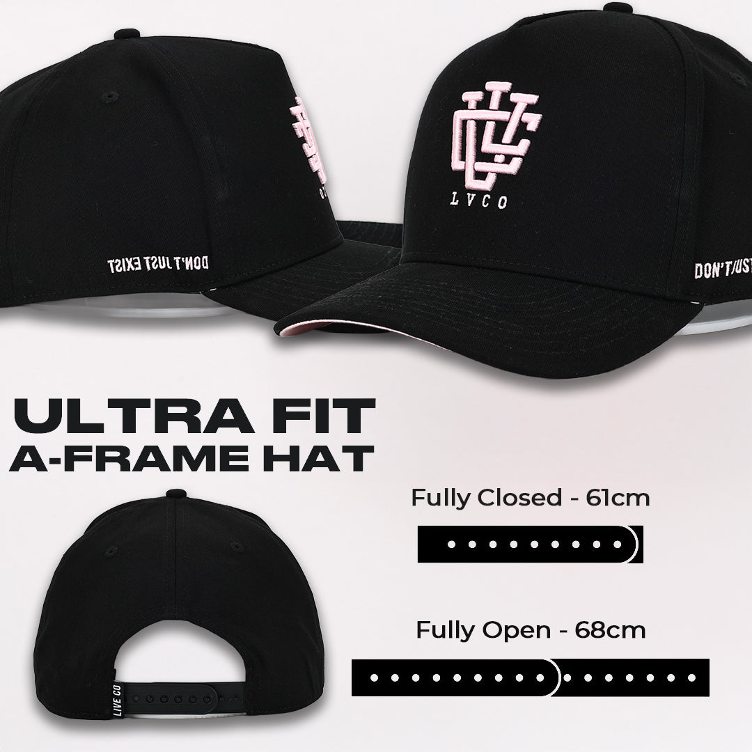 [LIMITED EDITION] ULTRA FIT PINK HAZE A-Frame Snapback