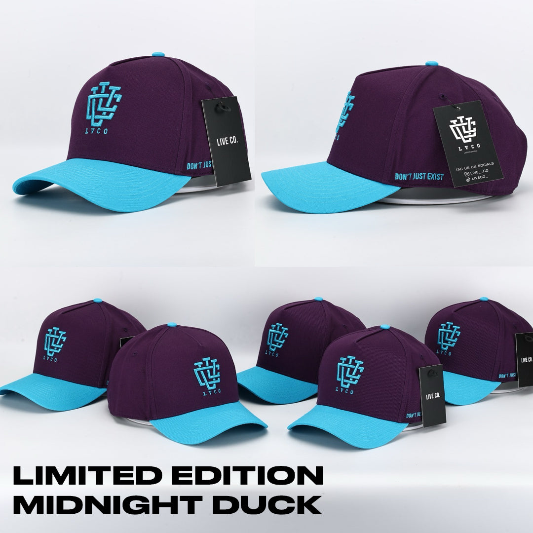 [LIMITED EDITION] MIDNIGHT DUCK A-FRAME LVCO SNAPBACK