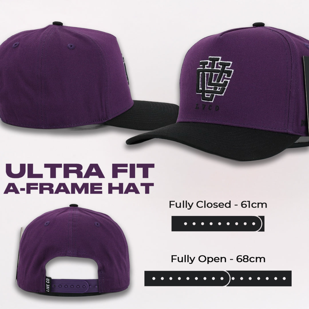 [LIMITED EDITION] ULTRA FIT Purple Dunk A-Frame Snapback