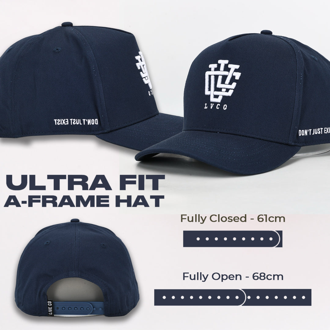 ULTRA FIT Royal Blue A-Frame Snapback