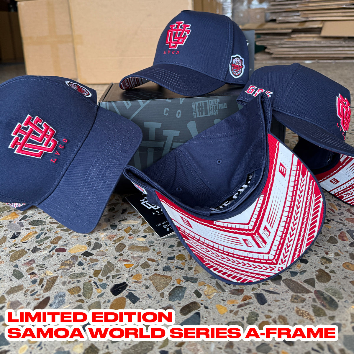 [LIMITED EDITION] DEEP FIT SAMOA WORLD SERIES A-FRAME SNAPBACK