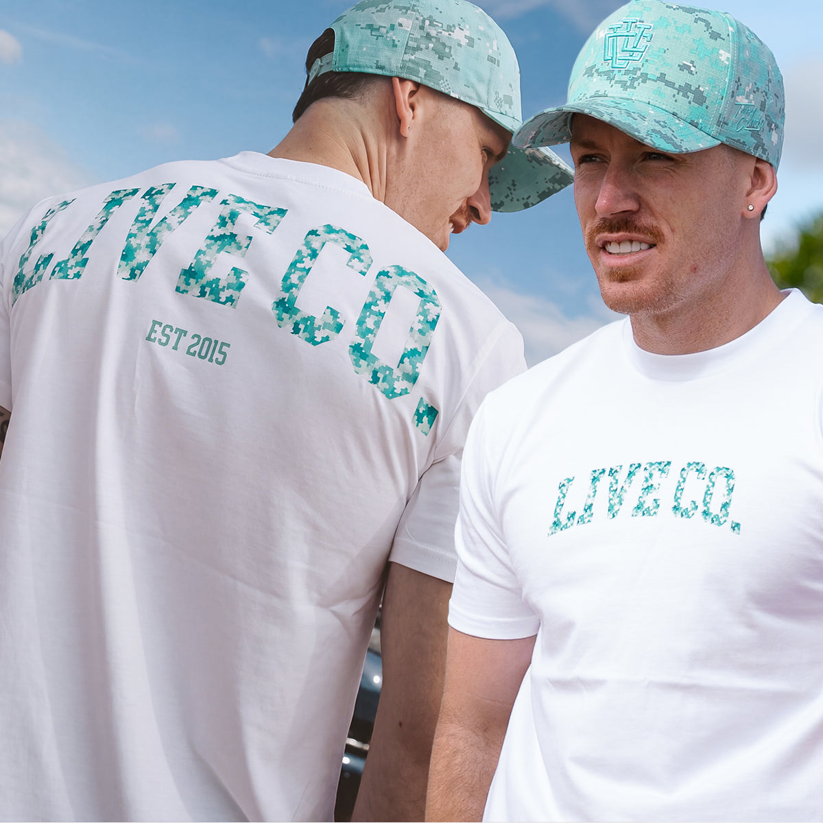 [Exclusive] LVCO White Cyber Tiffany T-Shirt