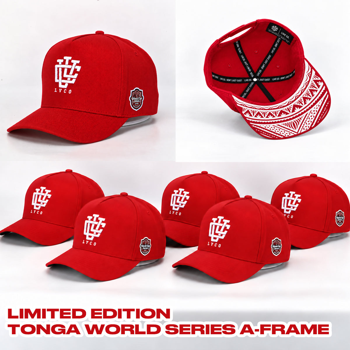 [LIMITED EDITION] DEEP FIT TONGA WORLD SERIES A-FRAME SNAPBACK