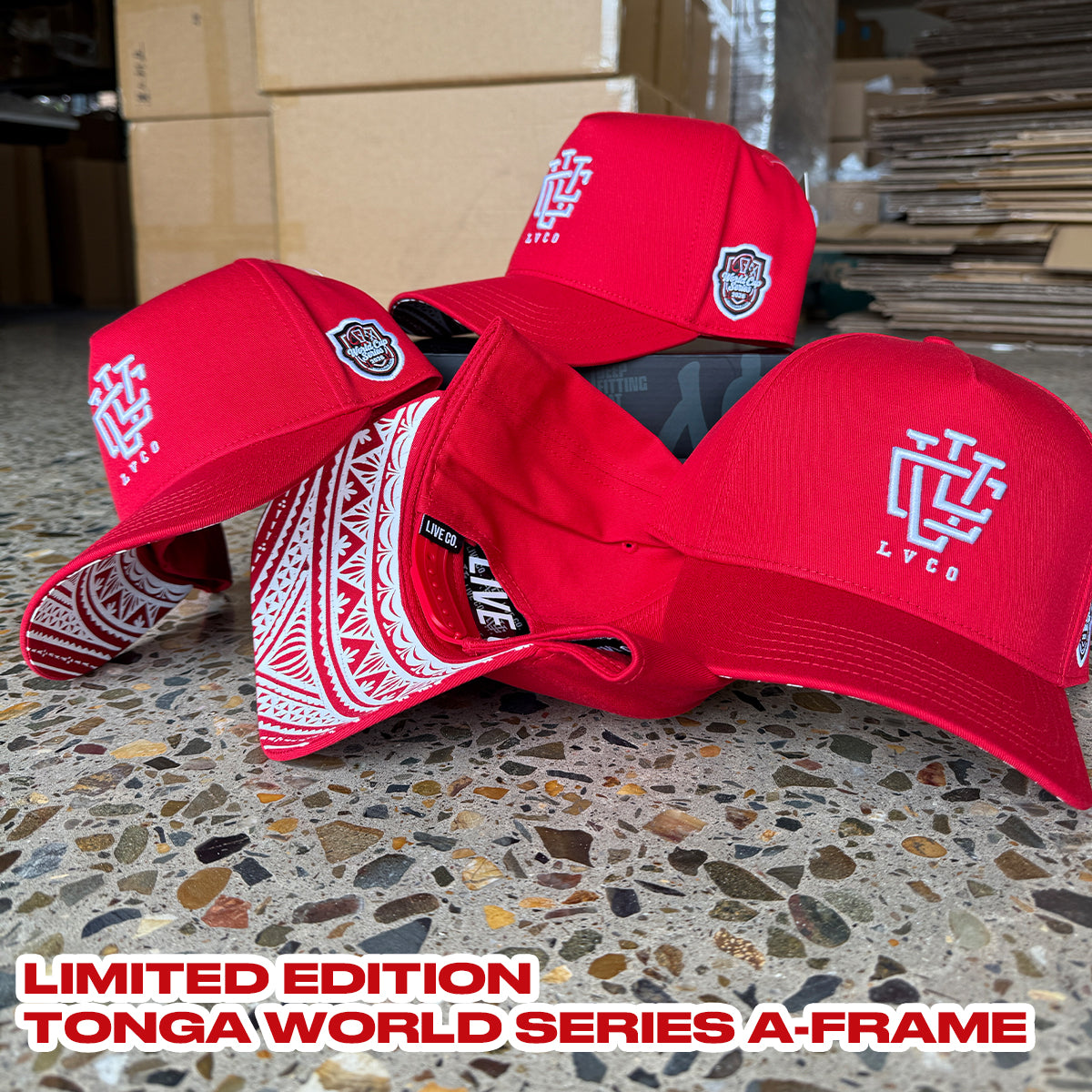 [LIMITED EDITION] DEEP FIT TONGA WORLD SERIES A-FRAME SNAPBACK