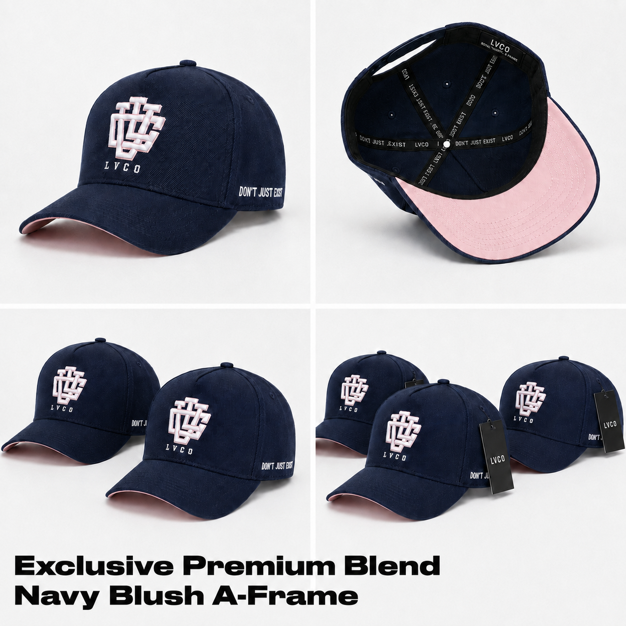 CLASSIC FIT Premium Blend Navy Blush A-Frame