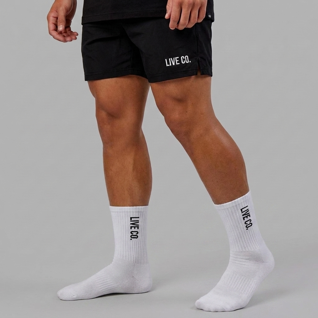 White Live Co. Socks - 2 Pack