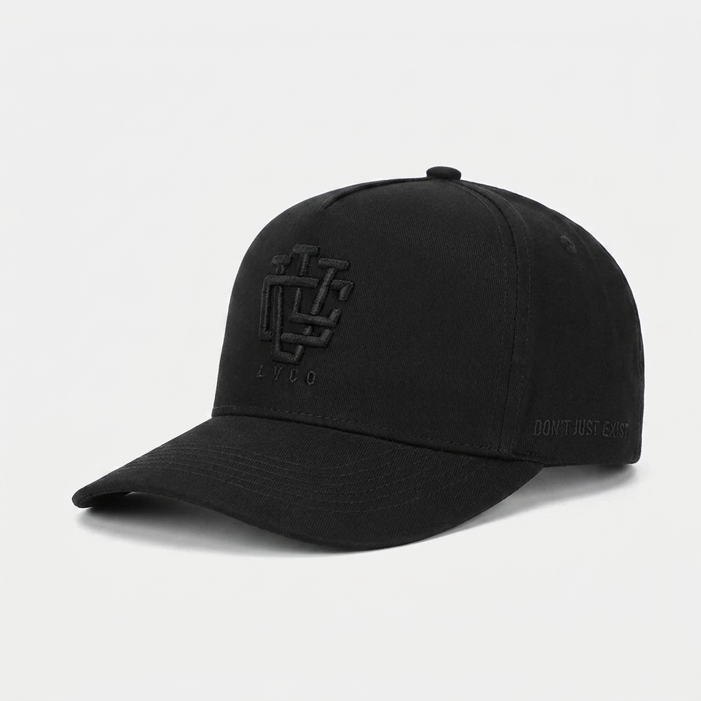 LVCO "Blk on Blk" A-Frame Snapback