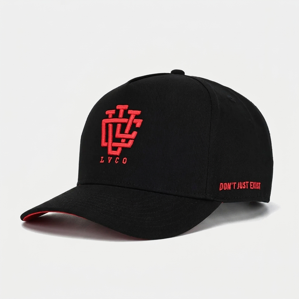 DEEP FIT LVCO Black Flame A-Frame Snapback