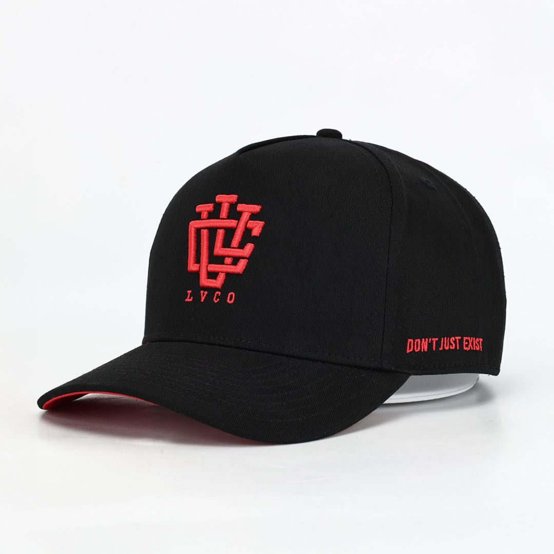 LVCO Black Flame A-Frame Snapback
