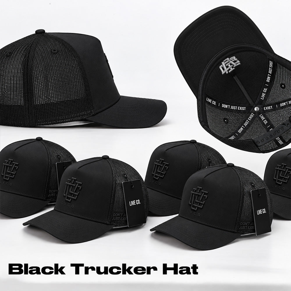 DEEP FIT Black Trucker A-Frame