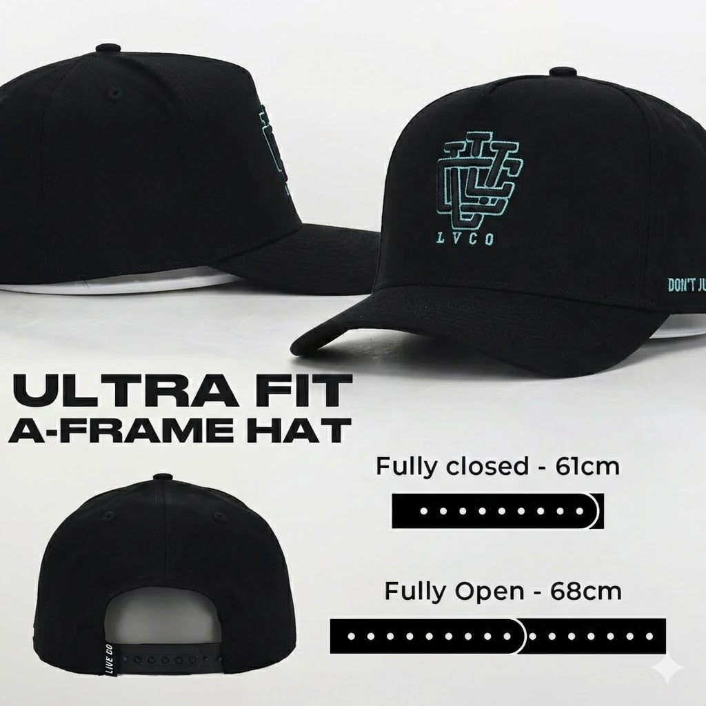 ULTRA Tiffany Blackout A-Frame Snapback
