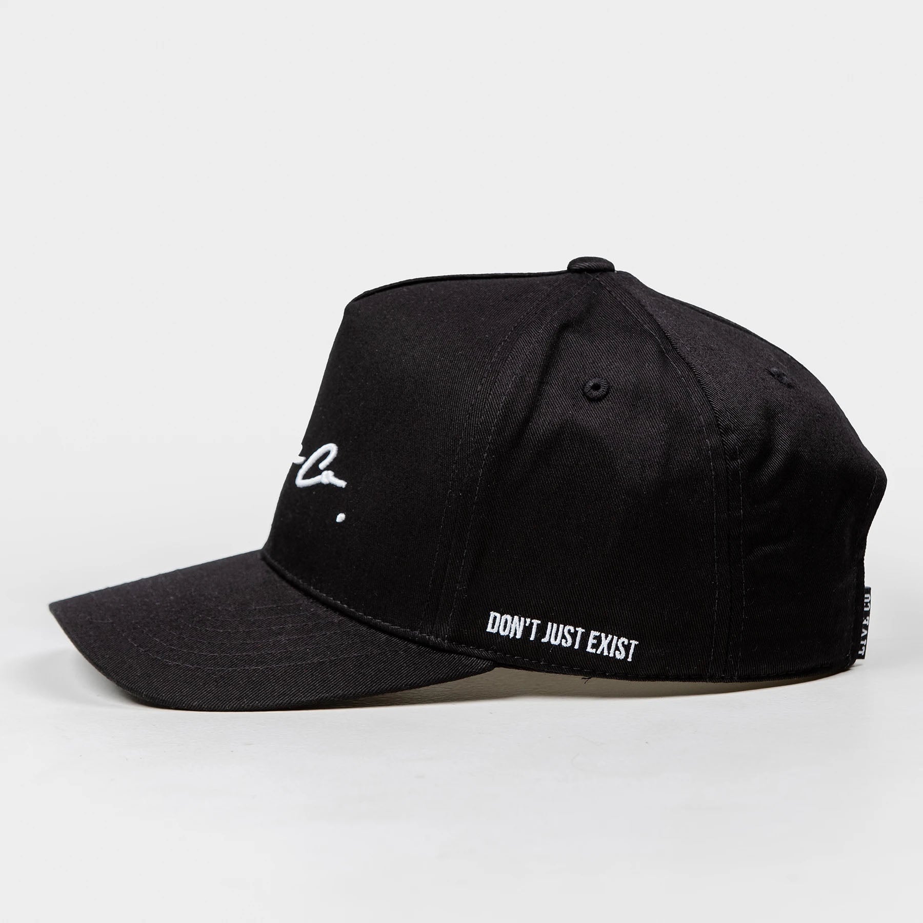 Live Co. "Black Signature Series" A-Frame Snapback